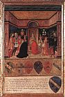 Francesco Di Giorgio Martini Famous Paintings - Pope Pius II Names Cardinal His Nephew